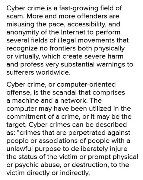 Essay On Cyber Crime Telegraph