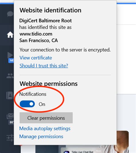 How To Allow Notifications In Your Browser Knowledge Base Tidio