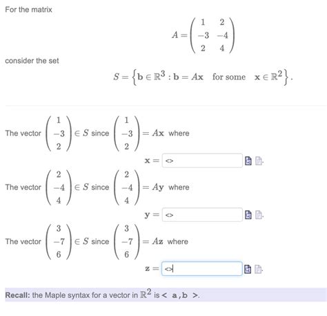 Solved For The MatrixA 1 2 3 4 2 4 Consider The Chegg