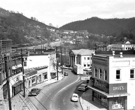 Black And White Photograph Of An Old Town