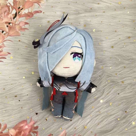 Genshin Plushies Shenhe Plush Doll Anime T Honkai Merch Store