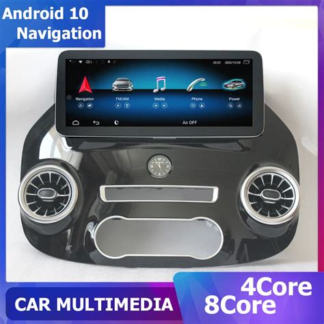 12 3 Inch Car Android 10 Gps For Mercedes Benz W447 Vito V Class Viano