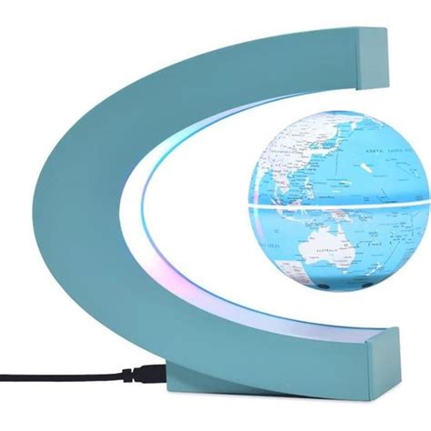 Globe Terrestre Flottant L Vitation Magn Tique Avec Lumi Res Led