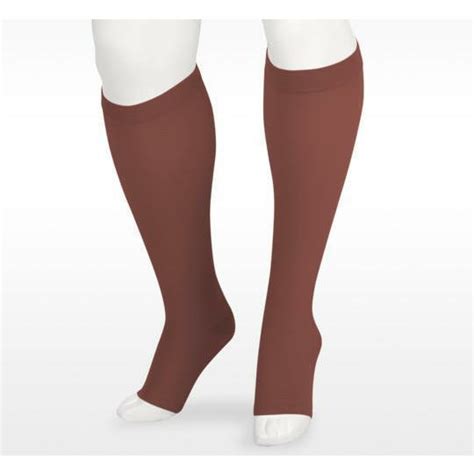 Juzo Soft Open Toe Knee Highs W Silicone Border 20 30 Mmhg