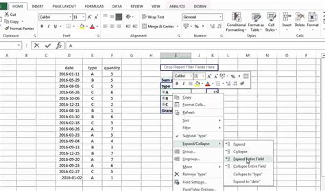 How To Collapse All Rows In Excel Pivot Table Printable Online