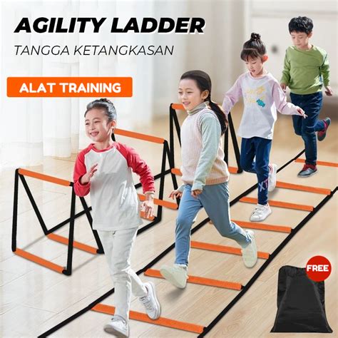 Jual Agility Ladder 4 6 8 Meter Tangga Tali Nilon Untuk Latihan