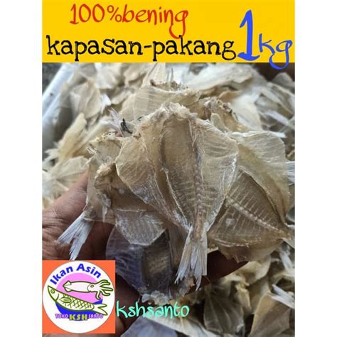 Jual Ikan Asin Kapasan Pakang Kering 1kg Shopee Indonesia