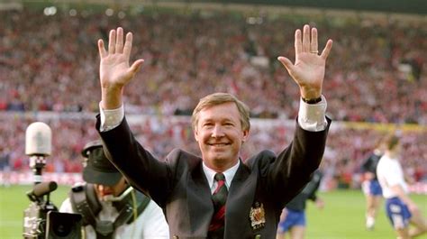 Celebrating Sir Alex Fergusons First Premier League Title Which