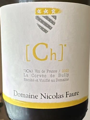 Domaine Nicolas Faure Ch La Corvée de Bully Vivino US