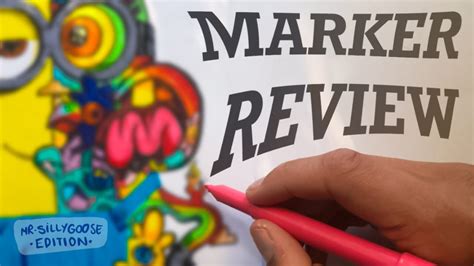 Pencil Artist Tries Markers Marker Review 1 Youtube