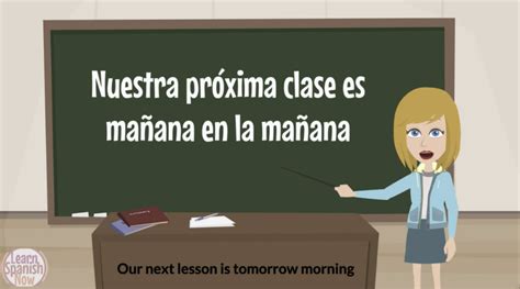 Learn Spanish online: Don't be confused with the word "mañana"