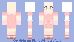 pink dress Minecraft Skin