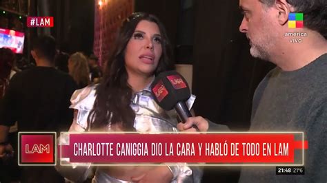 Charlotte Caniggia habló del vínculo con sus padres en LAM YouTube