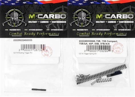 M Carbo Cz 75 Trigger Spring Kit W Trigger Pin 4shooters