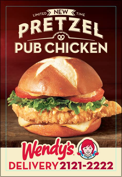 Pretzel Pub Chicken Ha Llegado A Wendy S Revista VIDASANA