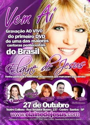 F Clube De Elaine De Jesus Cartaz Dvd Elaine De Jesus Anos De