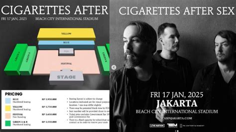 Harga Tiket Konser Cigarettes After Sex Di Jakarta Dan Cara Belinya