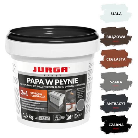 PAPA W PŁYNIE KOLORY FARBA DACH dekoracyjna 1 5kg 2802 Cena Opinie