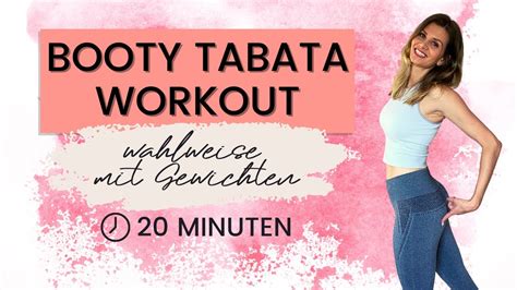 Booty Tabata Workout 20 Minuten Tabata Workout Für Den Po Großer Po