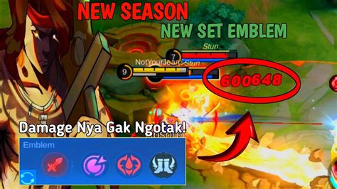 New Set Emblem Enak Buat Push Awal Season Auto Cepet Mythic Lapu