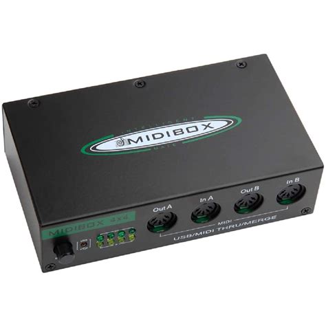 Switchable USB MIDI Interface 4 in/out plus standalone Merge function – Domoshop.eu