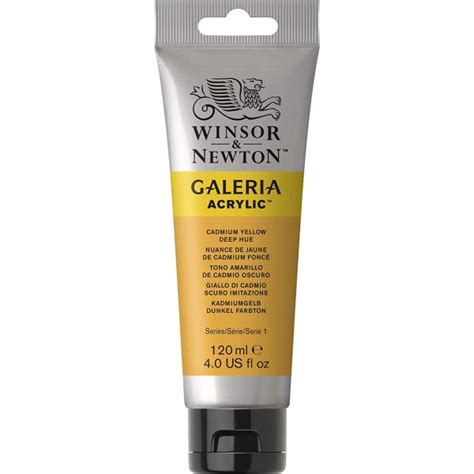 Acrílico 120 ml Winsor Newton Tono Amarillo de Cadmio oscuro 115