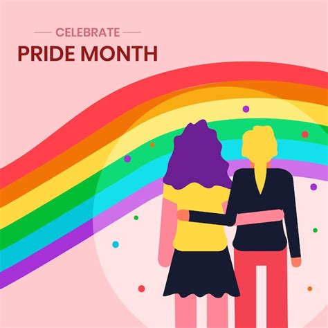 Ilustración Vectorial De La Celebración Del Mes Del Orgullo Lgbtq