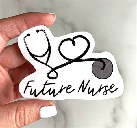 Future Nurse Sticker Medicine Vinyl Sticker T For Etsy