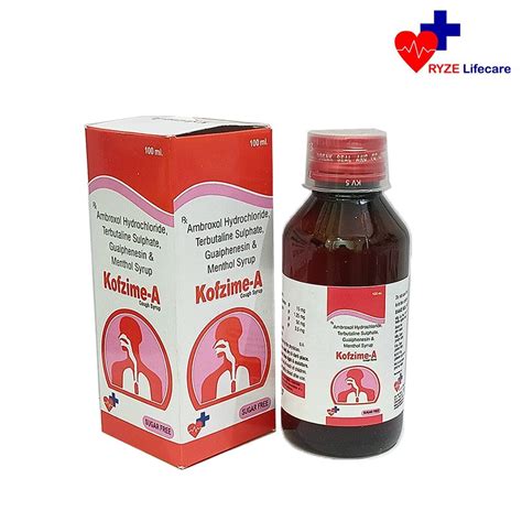 Ambroxol Hydrochloride Terbutaline Sulphate Guaiphenesin Menthol Syrup