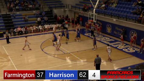 Cardinal Basketball Vs Harrison Goblins District Tournament Youtube