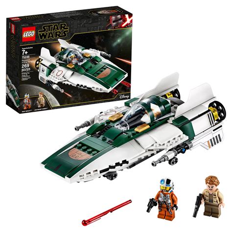 LEGO Star Wars: Skywalker Resistance A-Wing Starfighter 75248 ...