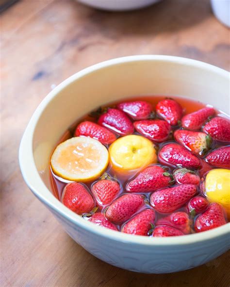 Strawberry And Rose Geranium Cordial Recipe Strawberry Summer