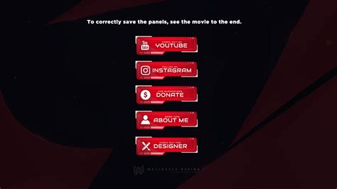 Stream Overlay Template Download Psd Package Behance