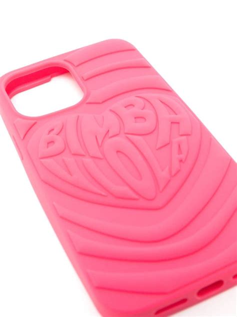 Bimba Y Lola Heart Logo Embossed Iphone Pro Max Case Farfetch