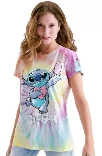 Playera Lilo Y Stitch Mujer Disney Original Algod N Env O Gratis