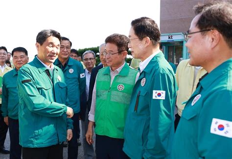 이주호 부총리 집중호우 피해 학교 현장방문 사진 멀티미디어 대한민국 정책브리핑