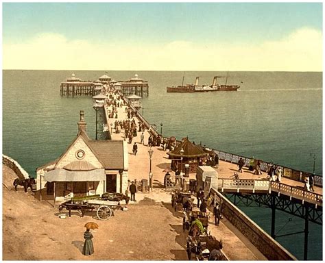 Llandudno Pier Wales 1908 Llandudno Old Pictures Old Photos