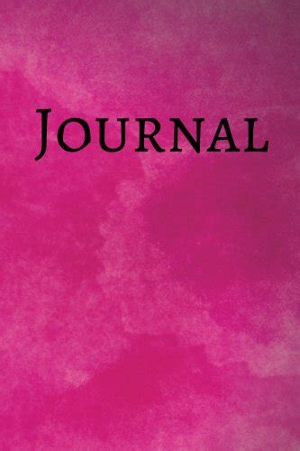 Journal Deep Pink Journal For Journaling And Notes 160 Lined Pages