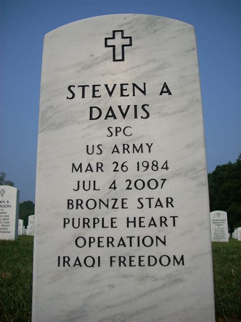 Steven A Davis Private First Class United States Army