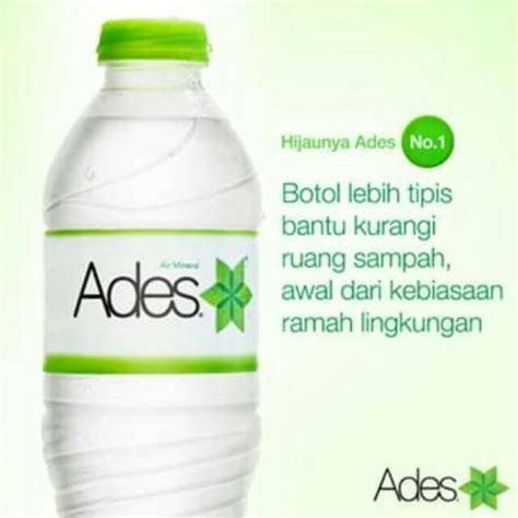 Jual Ades Mineral Water 600 Ml Indonesia Shopee Indonesia