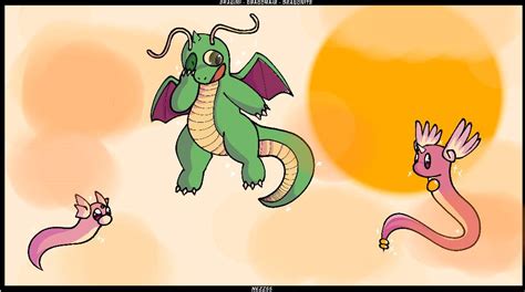 Shiny dragonite evolution by Nezz55 on DeviantArt