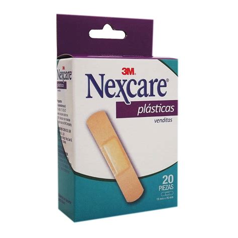 Venditas Nexcare plásticas color piel 20 pzas || Bodega Aurrera ...