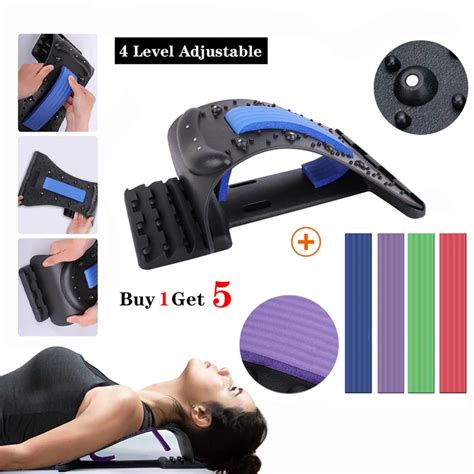 Magnetotherapy Massage Stretchers Multi Level Adjustable Back Posture