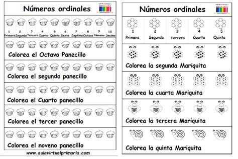 Numeros Ordinales Para Primero De Primaria Fichas Para Imprimir Porn