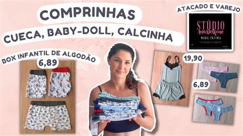 COMPRINHAS DE CUECA BOX INFANTIL 7 Camisola Conjuntos Baby Doll Para