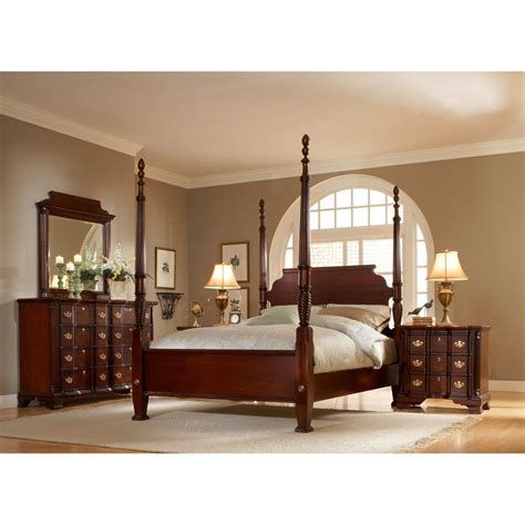Four Poster King Bed Wood at Mark Briganti blog