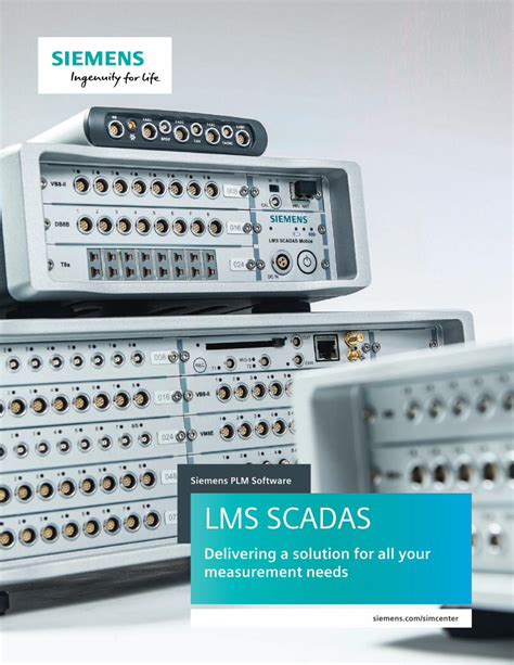 PDF Siemens PLM Software LMS SCADAS A Variety Of Frontends For