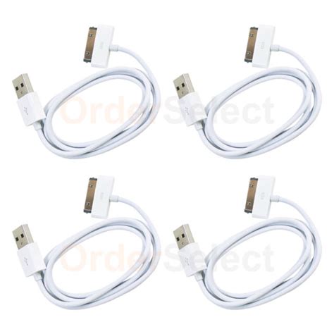 4 New Usb Charger Cable Cord For Apple Ipod Nano Classic 1 2 3 4 5 6 Gen 50sold Ebay