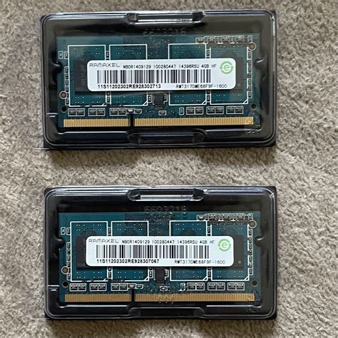 Ramaxel 8GB (2x4GB) PC3-12800 DDR3 SODIMM Laptop Memory RAM ...