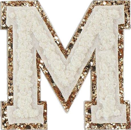 Preppy White Varsity Letter M Sticker For Sale By Ktp